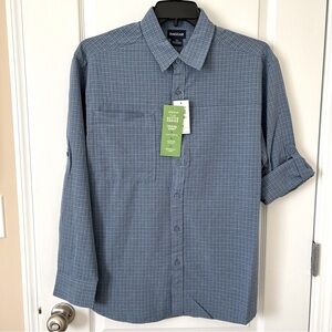NWT, HAGGAR Travel Shirt, Size L